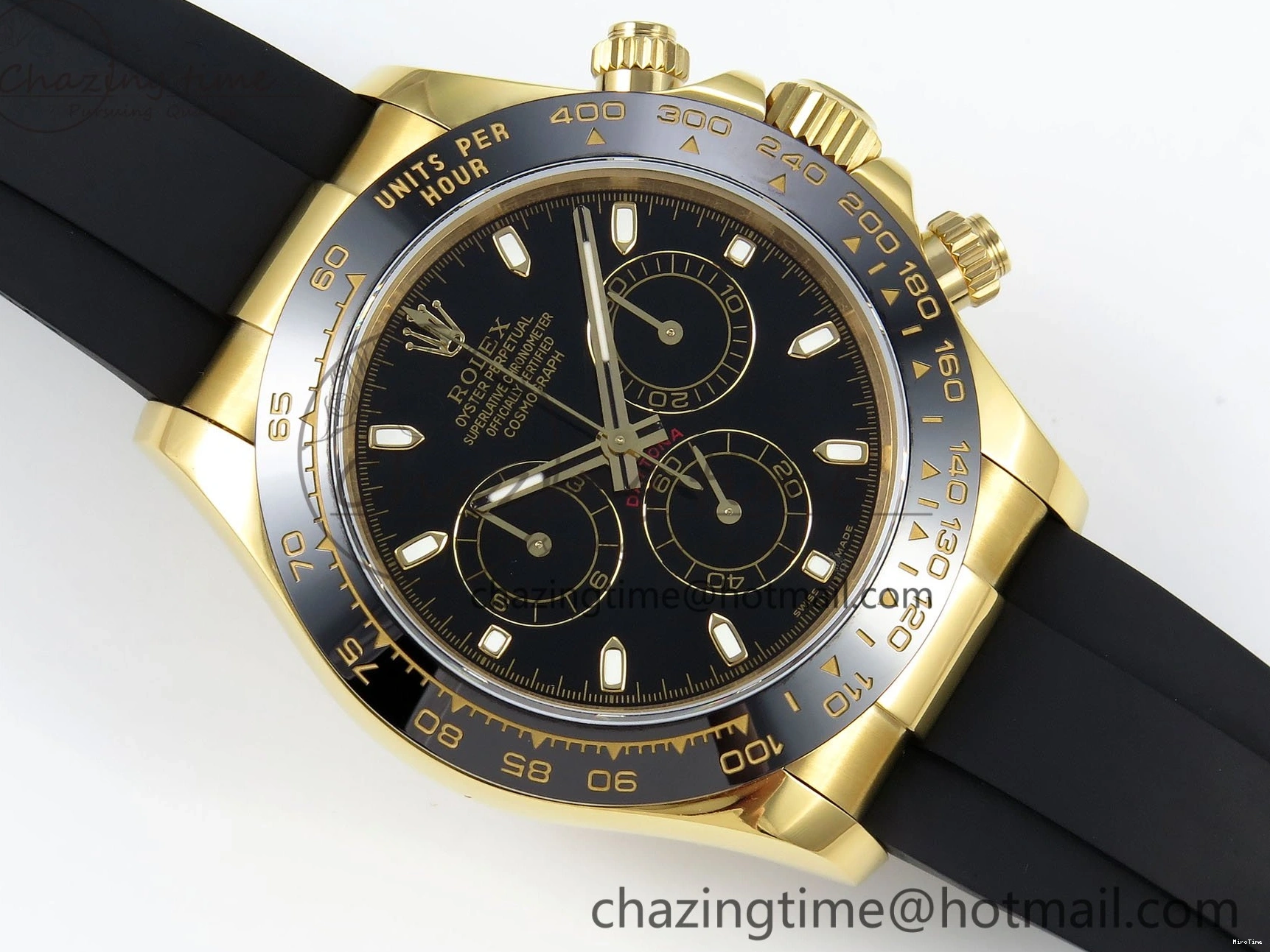 MiroTime 0207 Daytona 116518 QF 1:1 Best Edition Black Dial on Oysterflex Strap SH4130 V3 (Gain Weight) TravelReady 1684